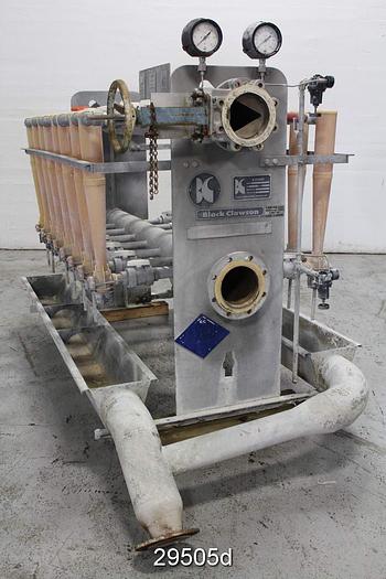 Used Black Clawson 16-3 X-clone Secondary Light Weight Cleaners #29505