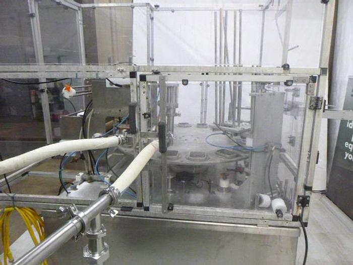 Used Complete Filling Line; World Cup Filler, (2) Vemag Robbies and Lidder