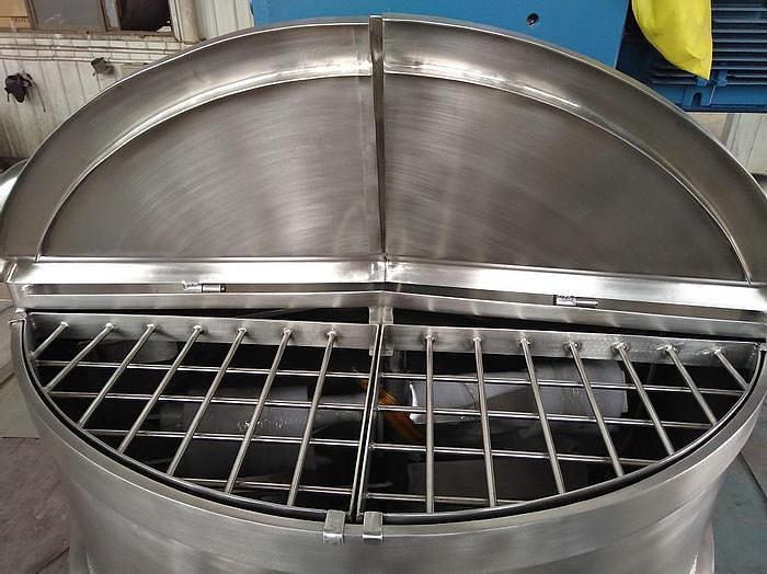 ASME steam jacketed mixing kettle