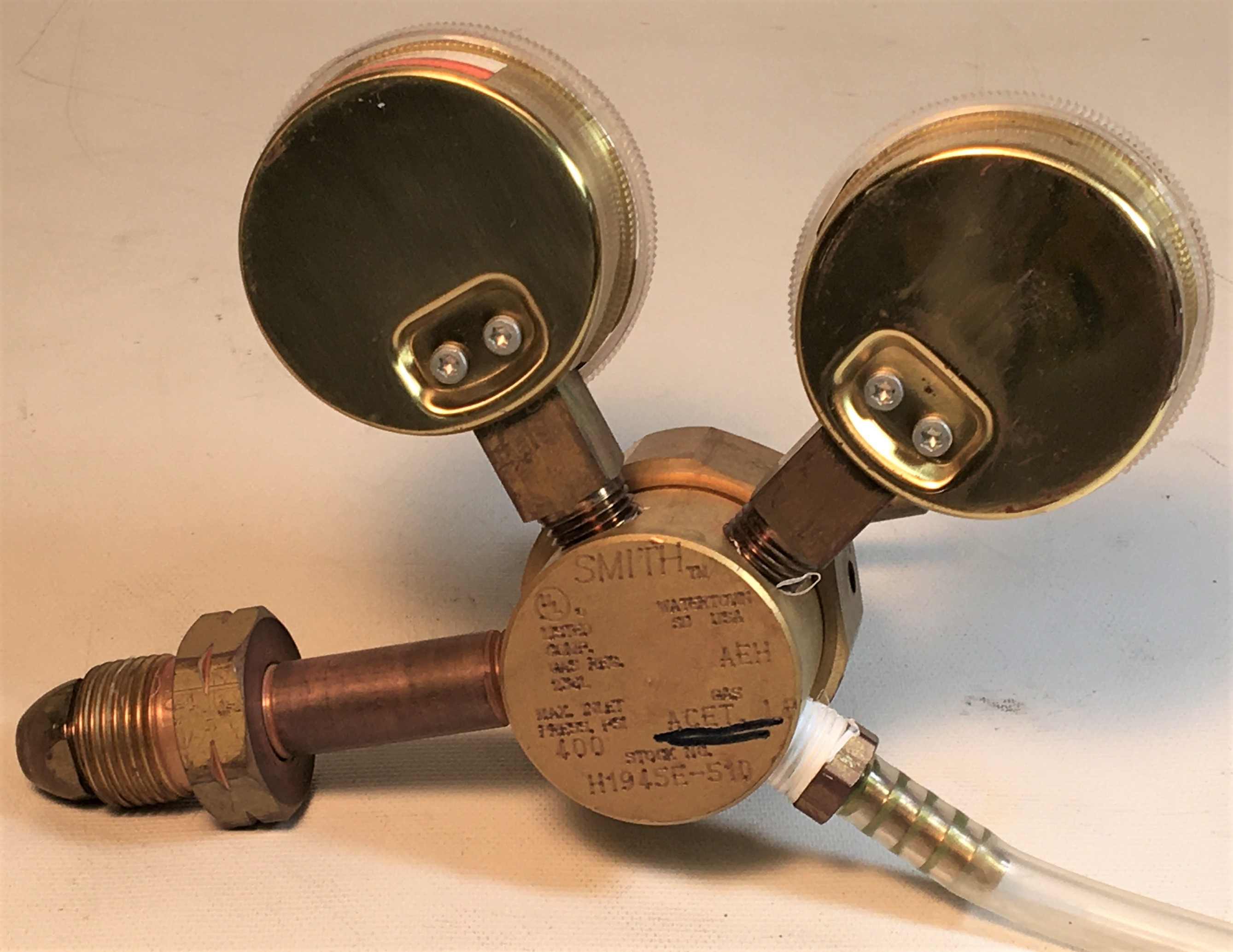 Used Smith H1945E-510 Acetylene Regulator