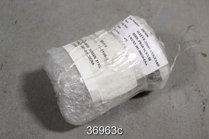 Unused Bird Axiguard 3 Pressure Screen Shaft Sleeve, WCS3 381 00020 GNA #36963