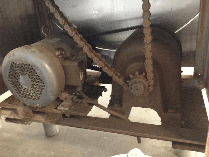 Used 60 CU. FT. GRACE 2 COMPARTMENT PADDLE BLENDER – S/S – 5 HP – #8109