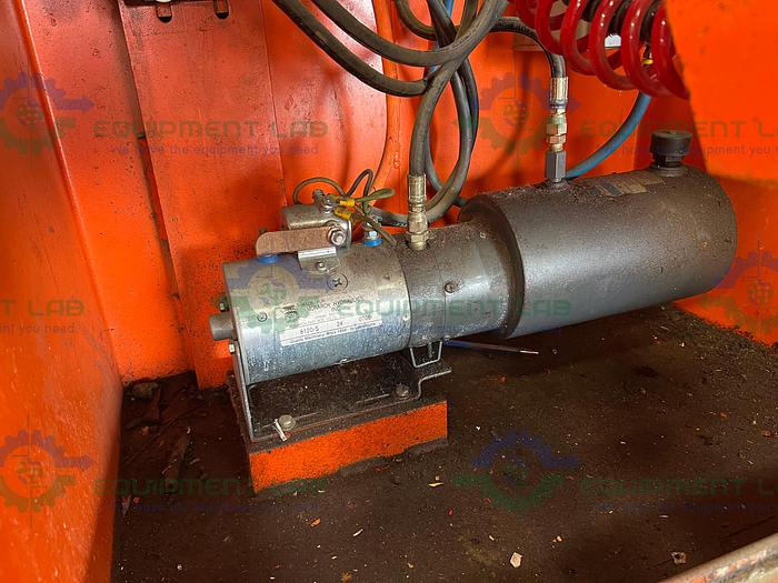 Used Sackett Systems  PJTCB24-V-S Pallet Jack Transfer Cart w/ Raymonf Pallet Jack