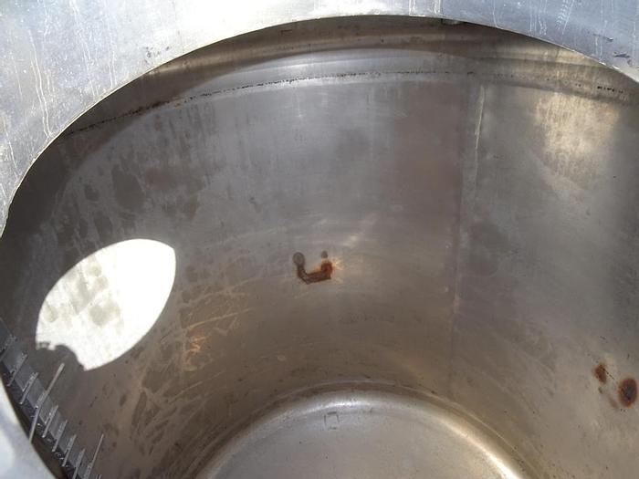 Used Tank, 350 Gallon, 316 S/st, 75 PSI, 44" x 54", DT/DB, (2) #S742479