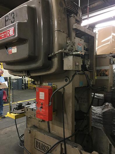 Used 60 TON BLISS OBI PRESS