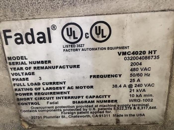 Used 2004 Fadal 4020 HT