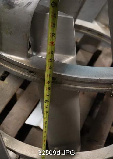 Unused Bird 50B Pressure Screen Multi Foil Rotor #32509