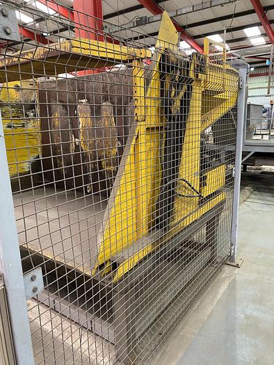 Used Box Tipper with Hydraulic Pack an Control Panel with guards and sensors