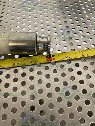 Used Sani- Tech 48" Silicone Hose w/ 3/4" Sanitary Fitting