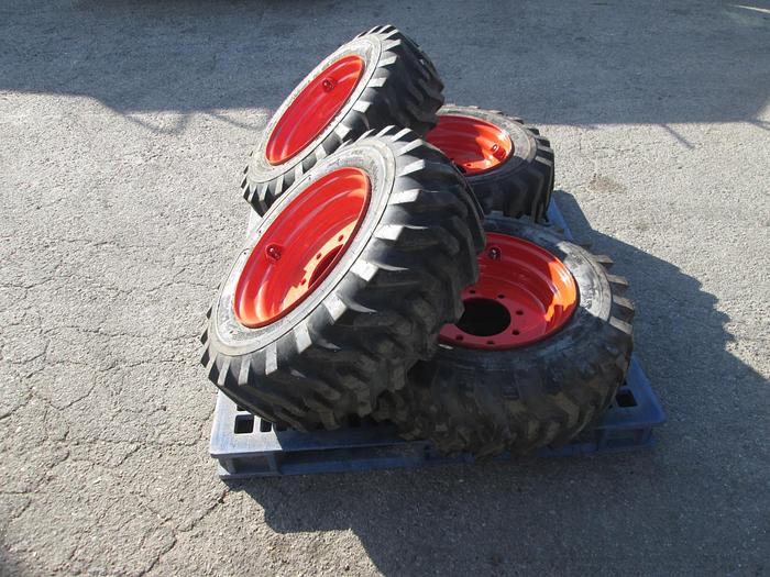 NEW 10 x 16.5 Camso Skid Steer Tires on Rims