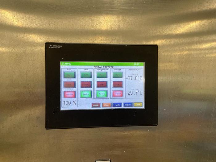 Used FRIGOSCANDIA MIDGET SUPERHULK SPIRAL FREEZER