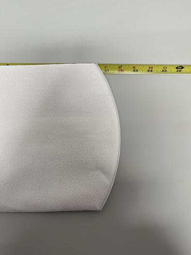 Duda  Welded Polyester Filter Bag, With Plastic Collar flange, L/32" D/ 7"