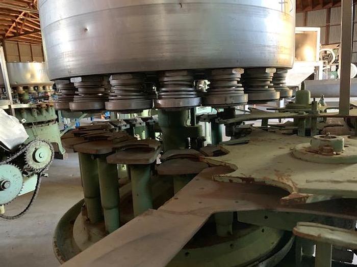 Used Horix 18-Valve Rotary Gravity Juice Filler