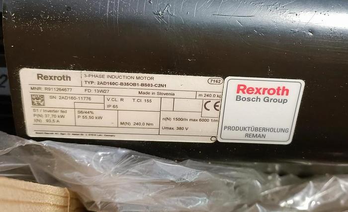 Generalüberholt Hauptspindelantrieb, 2AD160C-B35OB1-BS03-C2N1, Rexroth überholt-neuwertig
