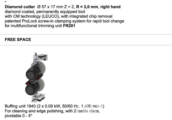 Used 2019 Holz-her Streamer 1052 Edgebander