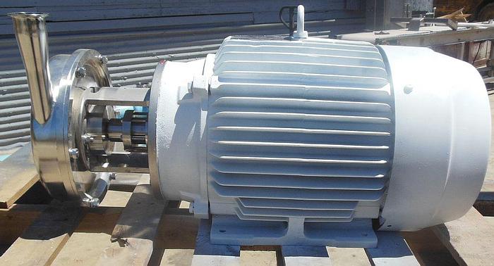 Used Pump, Centrif., 30 HP, 316 S/st, Alfa Laval, Mdl LKH40 #S742986