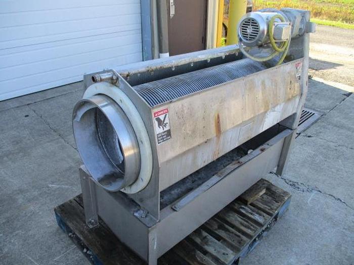 Used Lyco Sealed Drum Separator/Dewatering Reel; Md#SDS 15" dia x 48' long