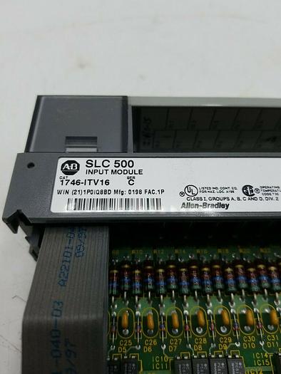 Used Allen-Bradley SLC 500 Input Module 1746-ITV16 Ser. C