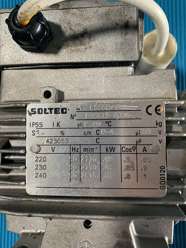 Used Soltec Motor LS56P/T