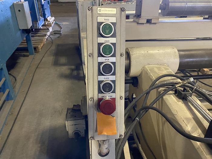 Used 84" BARTELL SHAFTLESS FLOOR PICK UP UNWIND STAND 72" DIA. HEAVY DUTY