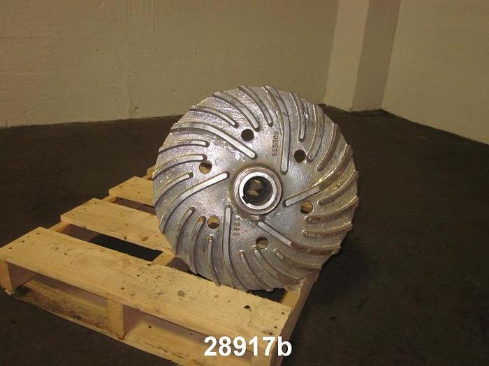 Used Sulzer MC 18" Stainless Steel Pump Impeller #28917