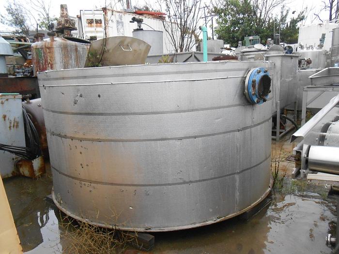 Used Tank, 3,000 Gallon, S/st, 10'6" x 4'9", Vertical #C742200