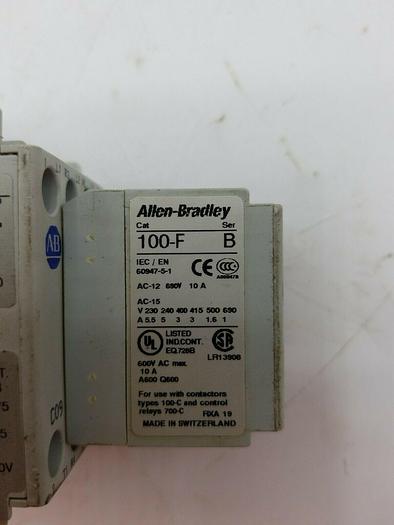 Used ALLEN-BRADLEY 100-C09*200 100-F 100-S