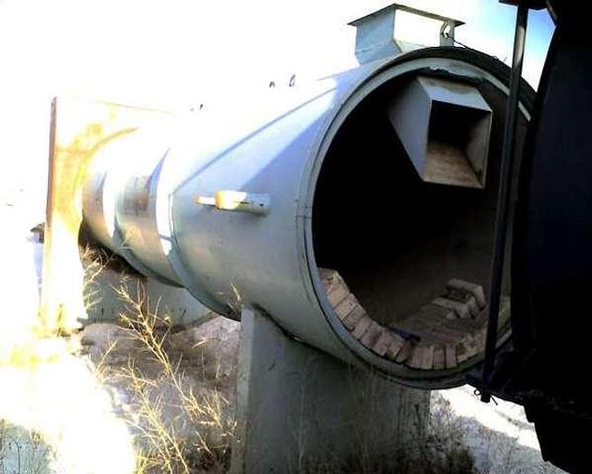 Used 8' x 40' Pel-Pro Single Pass Dryer