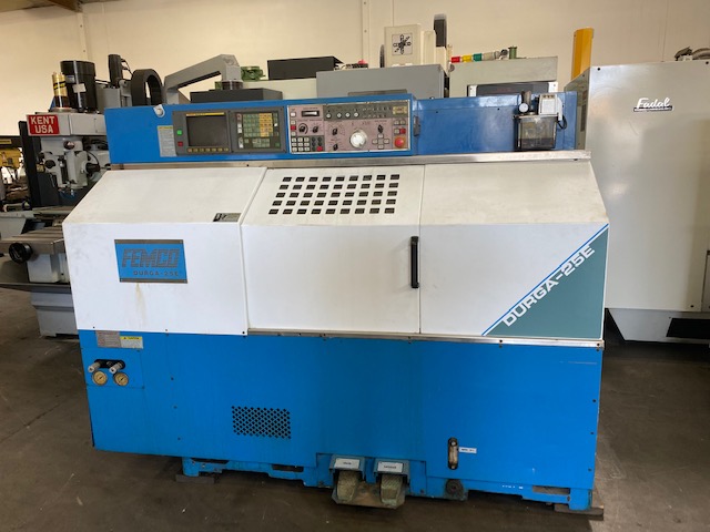 Used FEMCO DURGA 25E CNC TURNING CENTER LATHE