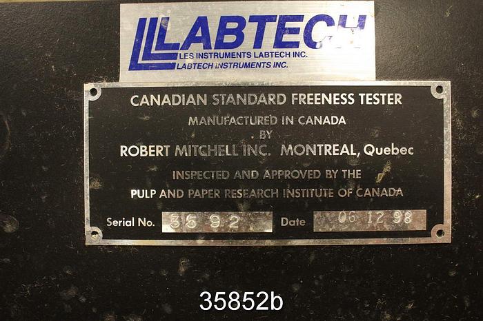 Used Robert Mitchell Canadian Standard Freeness Tester #35852