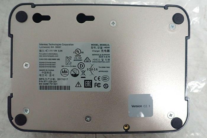 Used Intermec 871-228-201 Single Cradle Docking Charger, NEW  783555022405