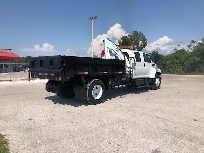 Used 2008 GMC 7500 Crew Cab Dump Bed 9,590 lb Knuckle Boom - C08711