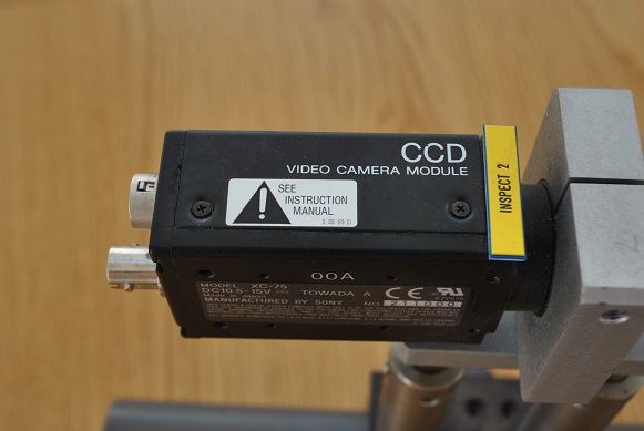 Used Aerotech rack and pinion system with CCD Camera and lens