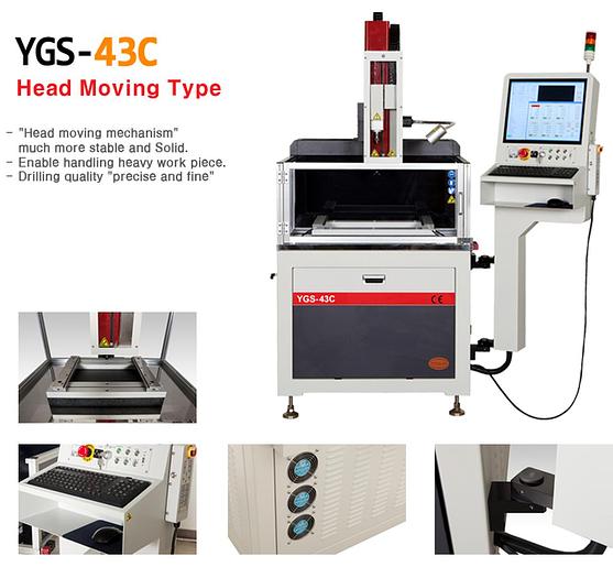 Used Yougar YGS-43C CNC Small Hole EDM