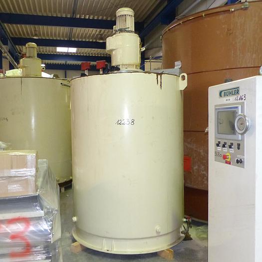 Gebraucht gebr. Rührwerksbehälter Fabrikat RASCH Type VD-30 für ca. 3.000 kg Nutzinhalt.
