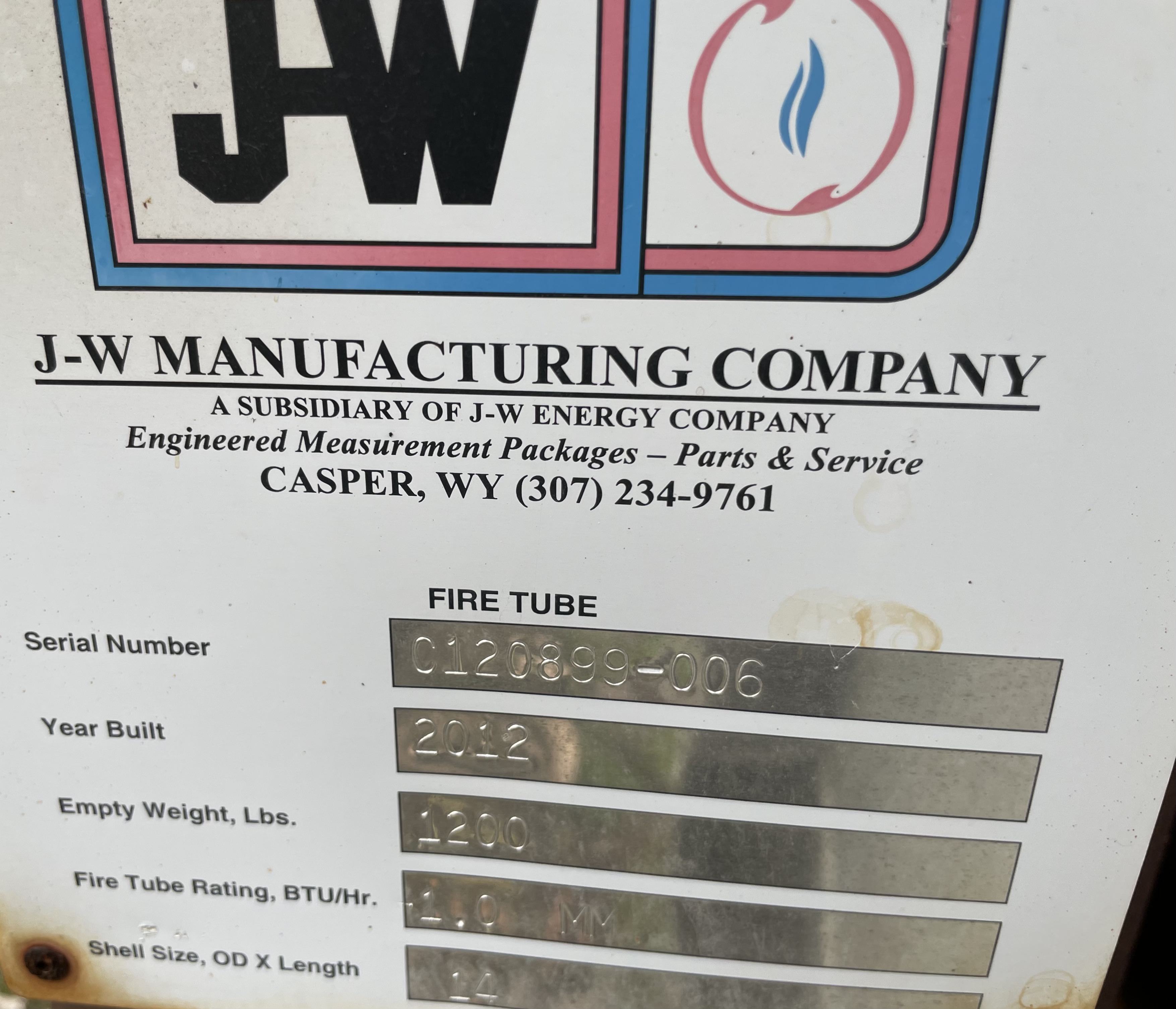 Used GPU, Single, 24"x12', 1440, 1 mmbtu