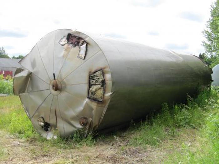 Used 100 m3 upright insulated iron tank.