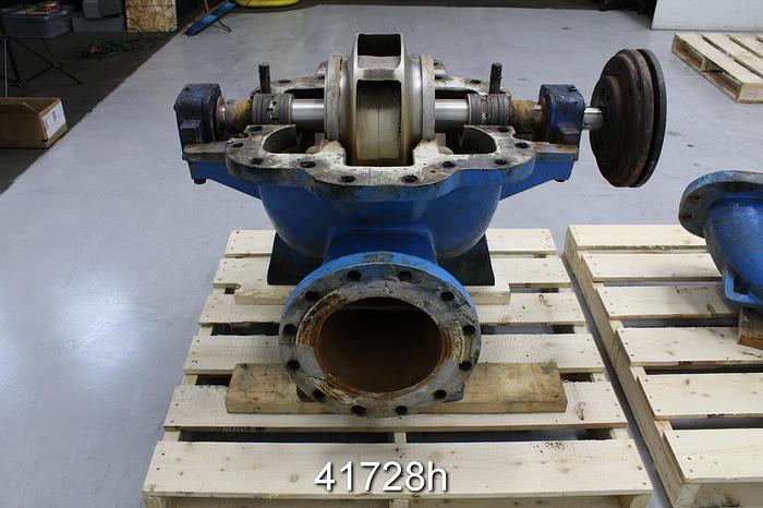 Used Goulds 3410 10x12x15h Split Case Pump, SS Casing #41728