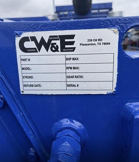 Refurbished Gardner Denver/ SPM 2500HP Quintuplex Pumps