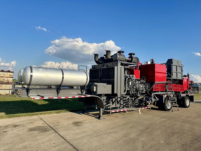 Refurbished 2010 TEAS Twin HT-400 Triplex Fluid Pump Trailer