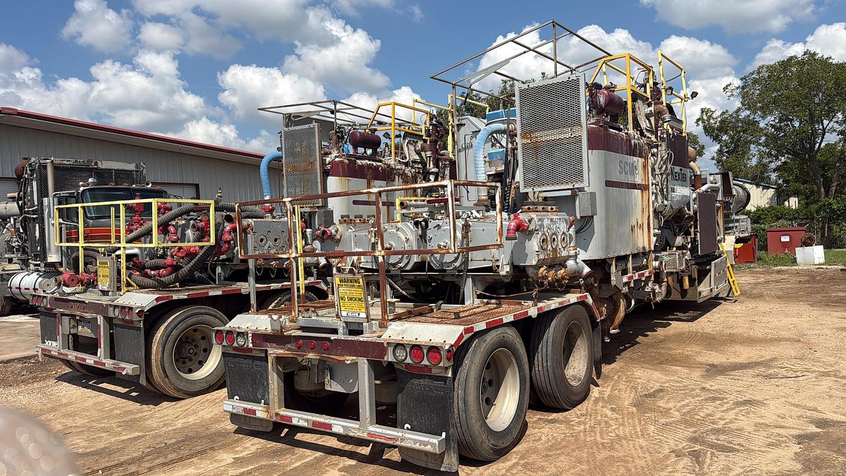 Used 2012 SANJEL TWIN 1200HP CEMENT PUMPER GD