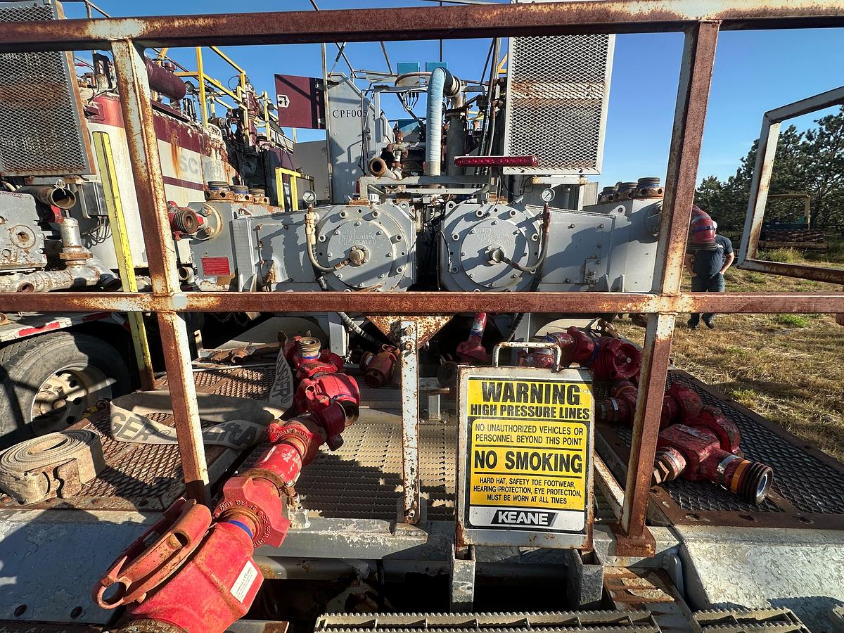 Used 2012 SANJEL TWIN 1200HP CEMENT PUMPER