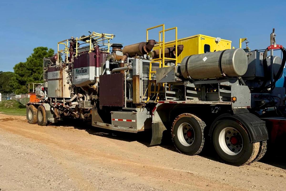 Used 2012 SANJEL TWIN 1200HP CEMENT PUMPER GD