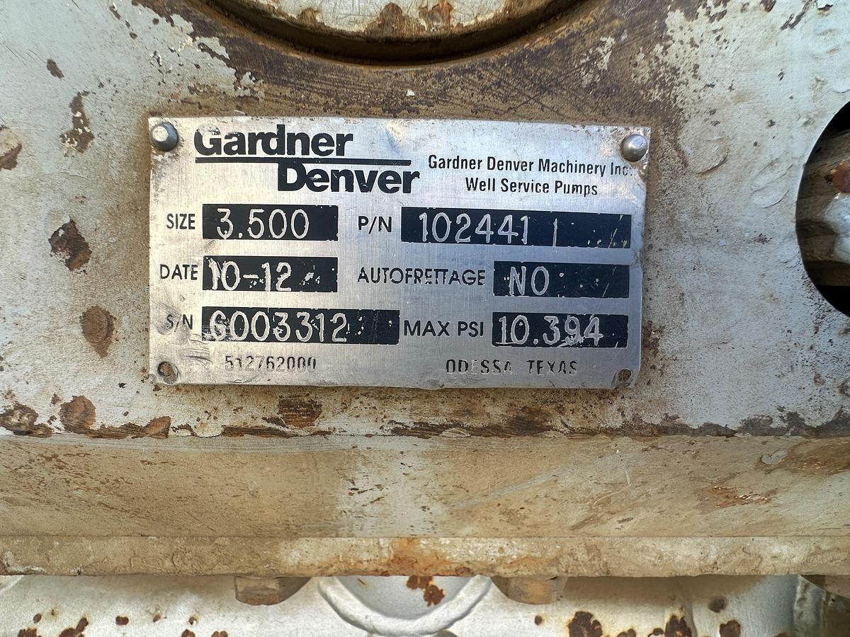Used 2012 SANJEL TWIN 1200HP CEMENT PUMPER