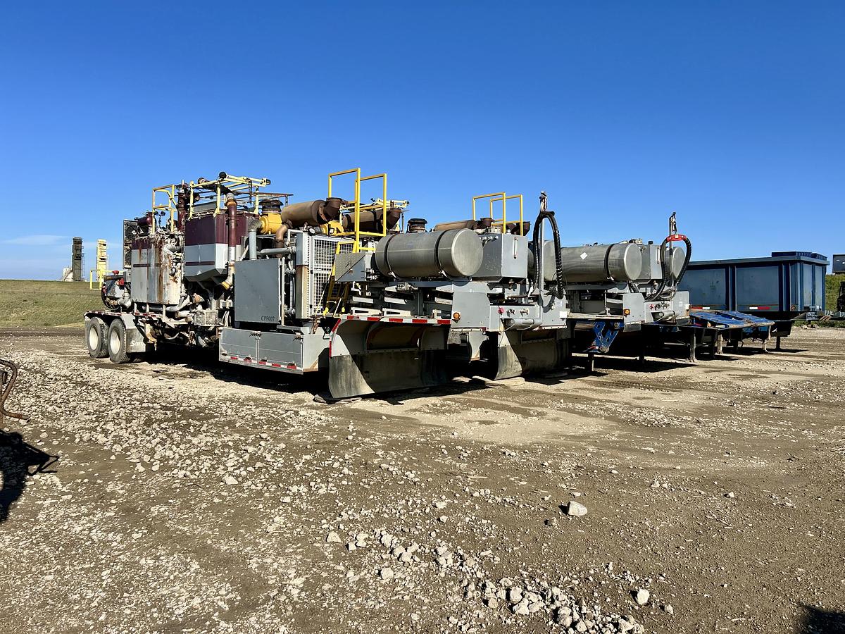 Used 2012 SANJEL TWIN 1200HP CEMENT PUMPER