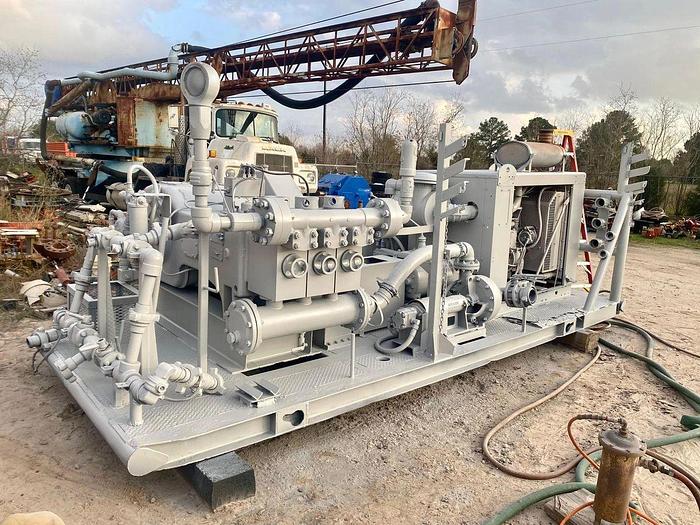Used 2007 Gardner Denver TGE 6K Triplex Pump Skid