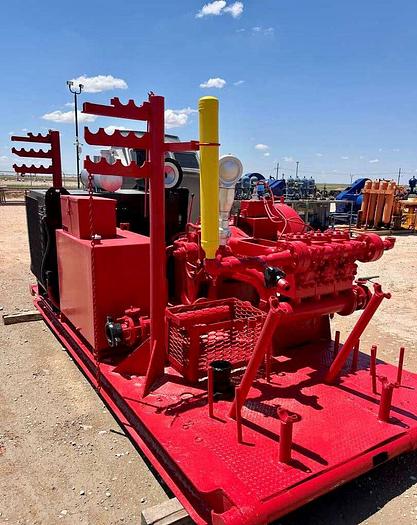 Used 2006 Gardner Denver TEE Triplex Pump Skid