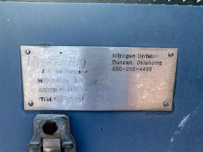 Used 2002 NOV HYDRARIG 270K Nitrogen Pumper