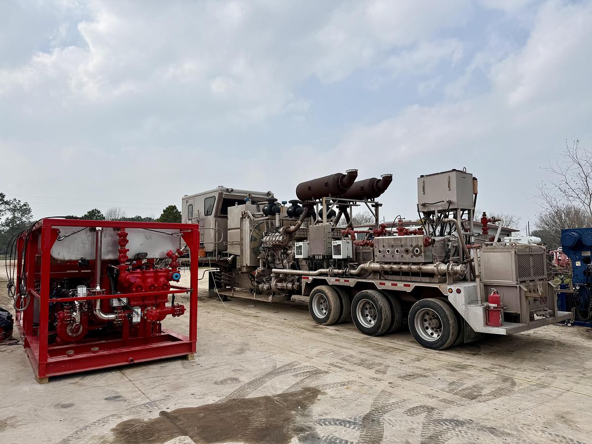 Used 2012 TEAS TWIN QUINT PUMP TRAILER