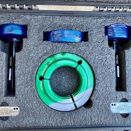 Used Hemco Hard Chrome 2” Fig 2202 H2S Thread Inspection Gages